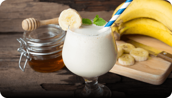 Banana honey smoothie