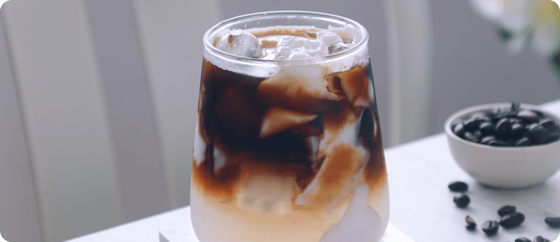 Iced Coconut Americano