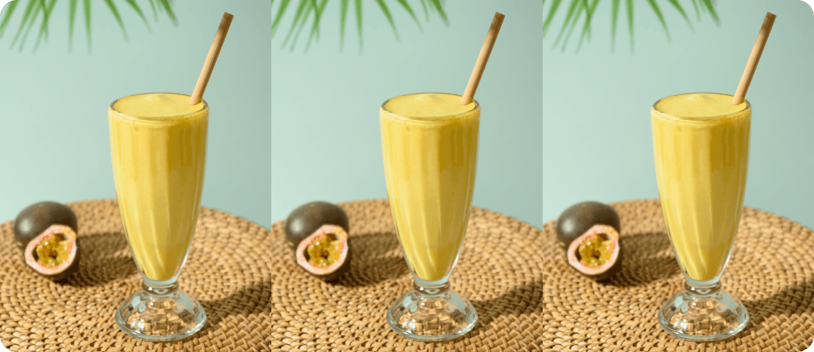 Passion fruit& Mango smoothie