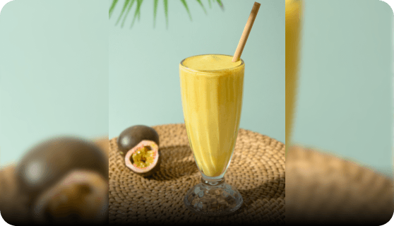 Passion fruit& Mango smoothie